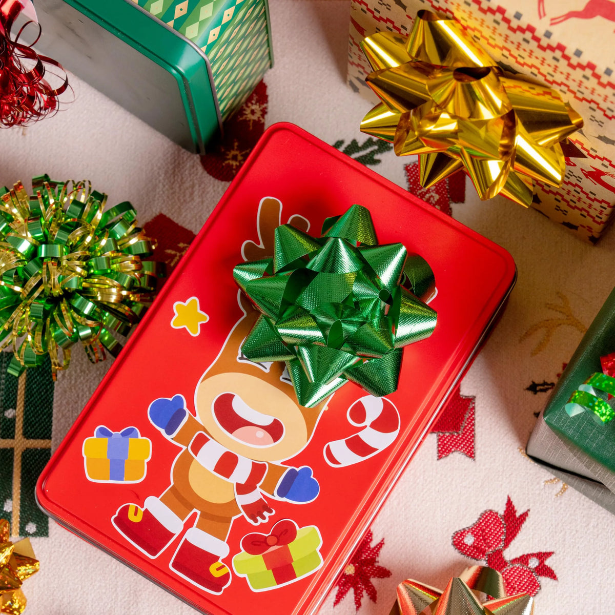 24 Pack Christmas Gift Bows for Wrapping