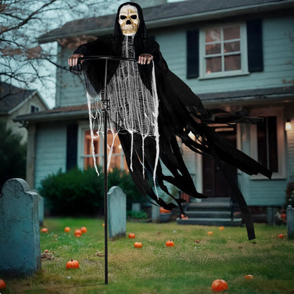 7-Foot Halloween Grim Reaper Decoration