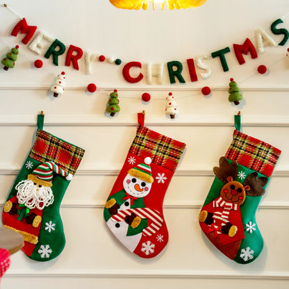 3 Pack 18-Inch Christmas Stockings Set