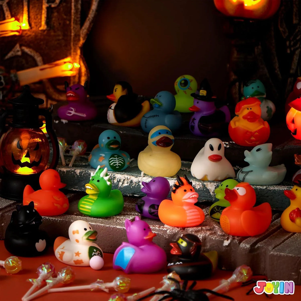 24 Pack Halloween Floating Rubber Ducks