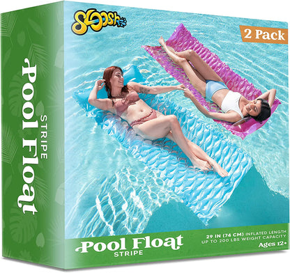 SLOOSH Inflatable Wave Pool Mat (2-Pack)