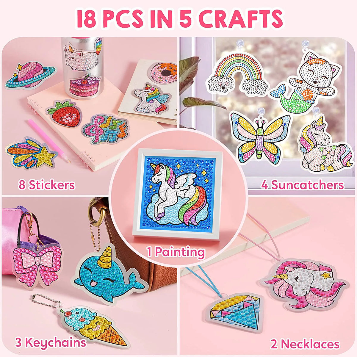 Fantasy Gem Diamond Painting Kit with Big 5D Gems