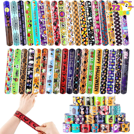 Halloween Slap Bracelets (72-Pack)
