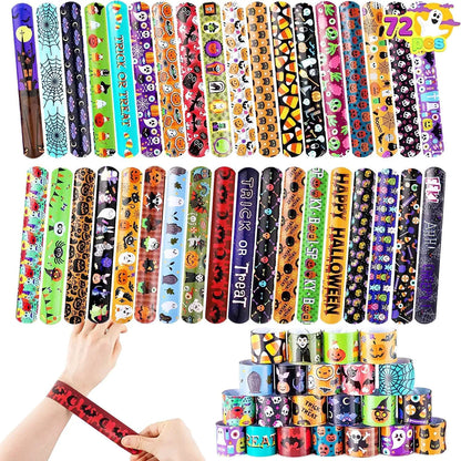 Halloween Slap Bracelets (72-Pack)