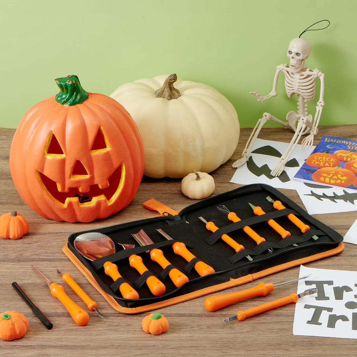 14-Piece Halloween Pumpkin Carving Kit