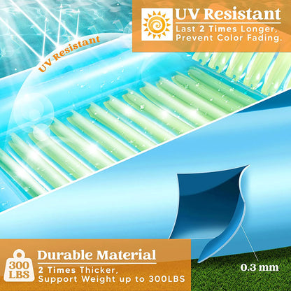 Inflatable Suntan in Blue and Green