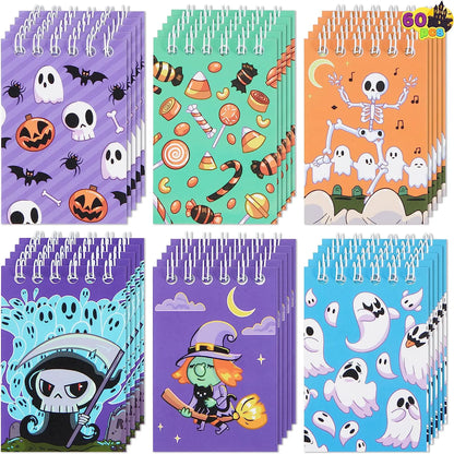 Halloween Spooky Notepad Set (60 Pack)