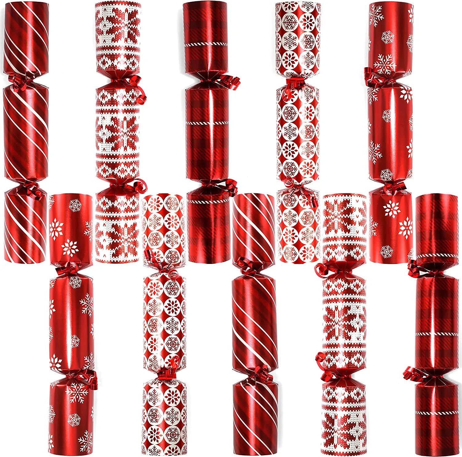 Christmas Party Table Favors Red Deluxe 10 Pack