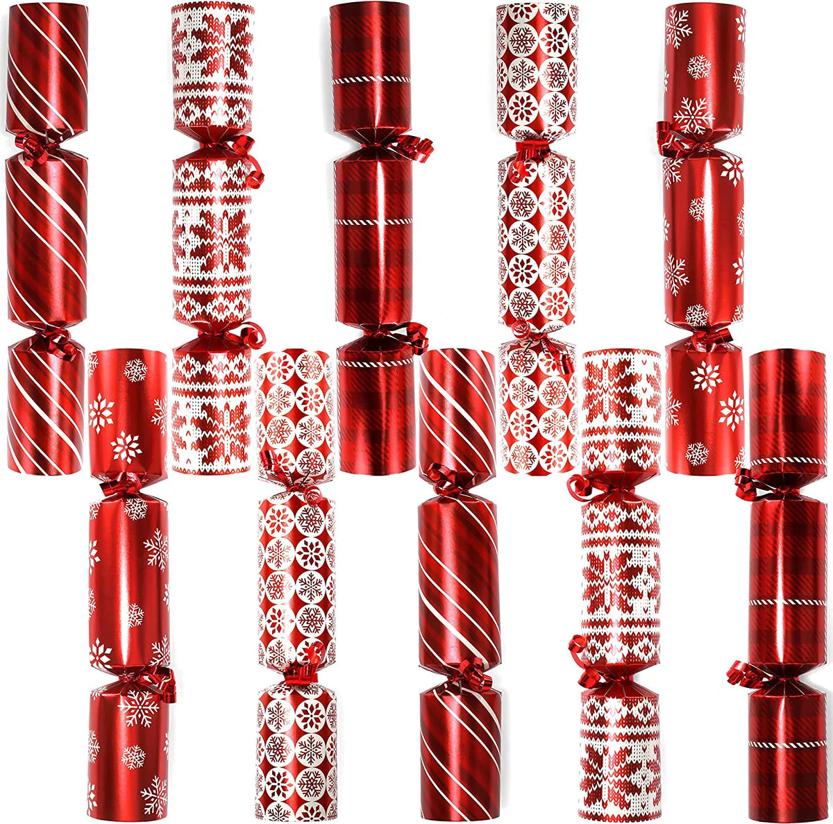 Christmas Party Table Favors Red Deluxe 10 Pack