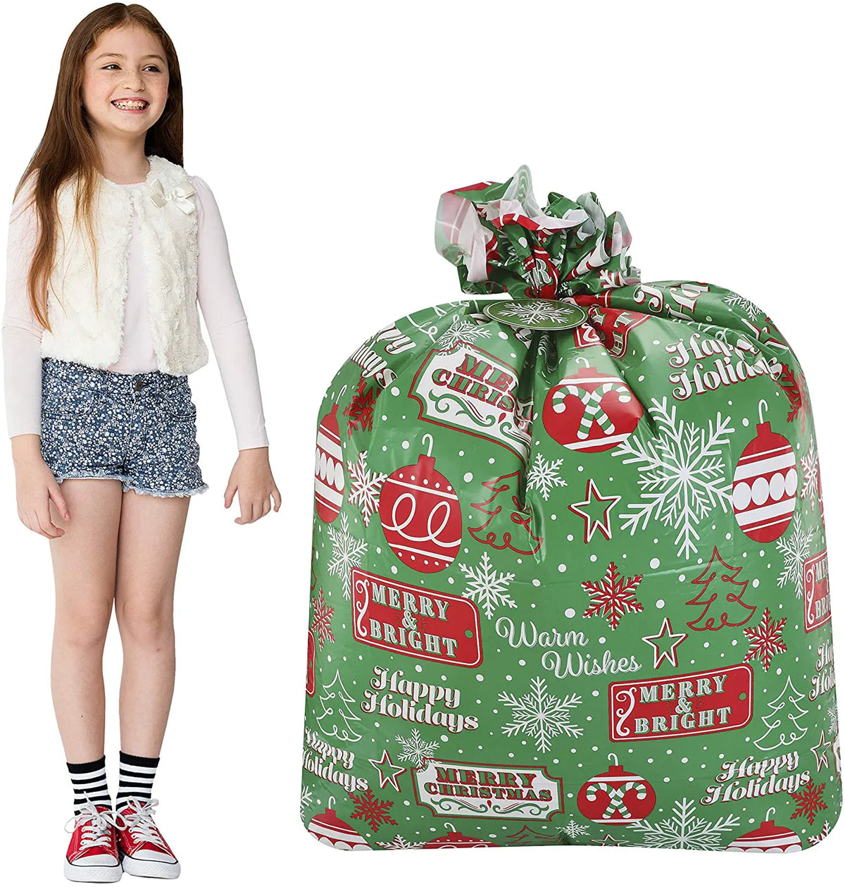 Jumbo Christmas Gift Bags (8 Pack)
