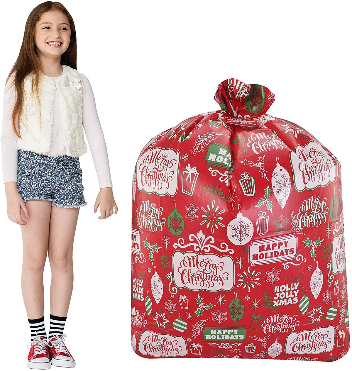 Jumbo Christmas Gift Bags (8 Pack)