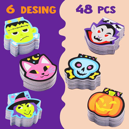 Mini Characters Notepad, 48 Pack