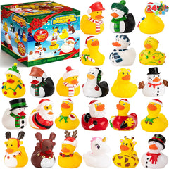 Christmas Rubber Ducks - Festive Party Favor Gifts