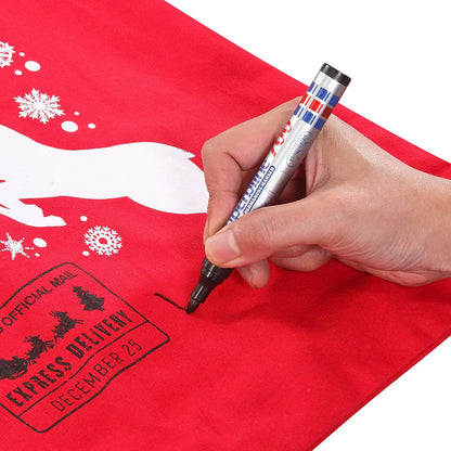 Large Santa Drawstring Bags, Set of 3