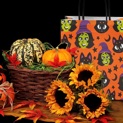 Halloween Treat Bags with Handles, 24 Count