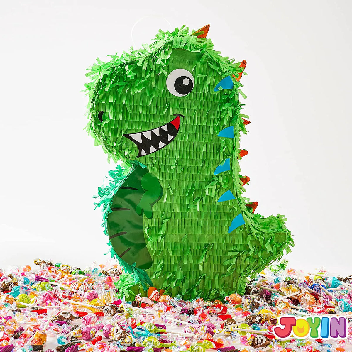 Dinosaur Pinata Set with Bat and Blindfold
