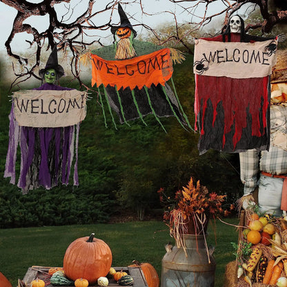 Hanging Decor with Welcome Banner