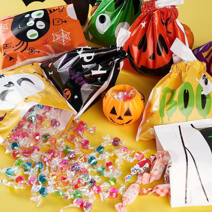 108 Pcs Four-Sided Halloween Goody Bags