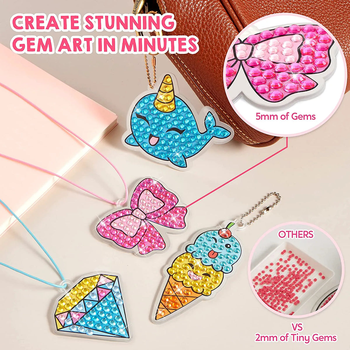 Fantasy Gem Diamond Painting Kit with Big 5D Gems