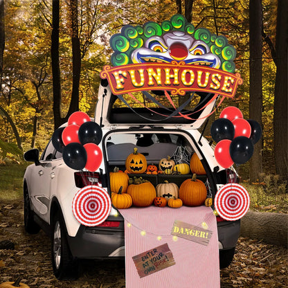 Halloween Circus Carnival Trunk-or-Treat Car Decorations Kit