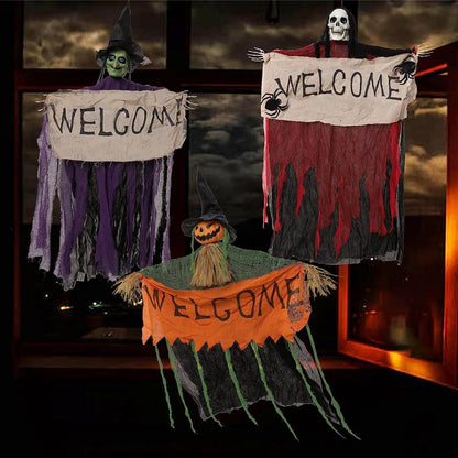 Hanging Decor with Welcome Banner
