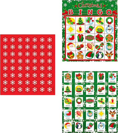 Christmas Bingo Cards for Kids