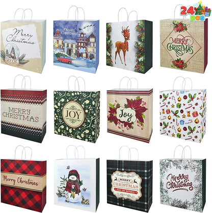 Christmas Shopping Bags - 36 Pack