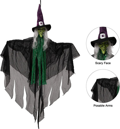 26in Creepy Ghost Decorations, Set of 3