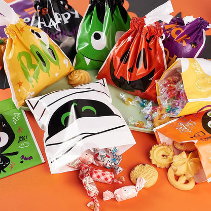 108 Pcs Four-Sided Halloween Goody Bags
