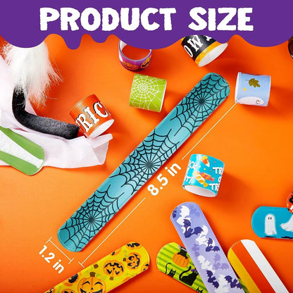 Halloween Slap Bracelets (72-Pack)