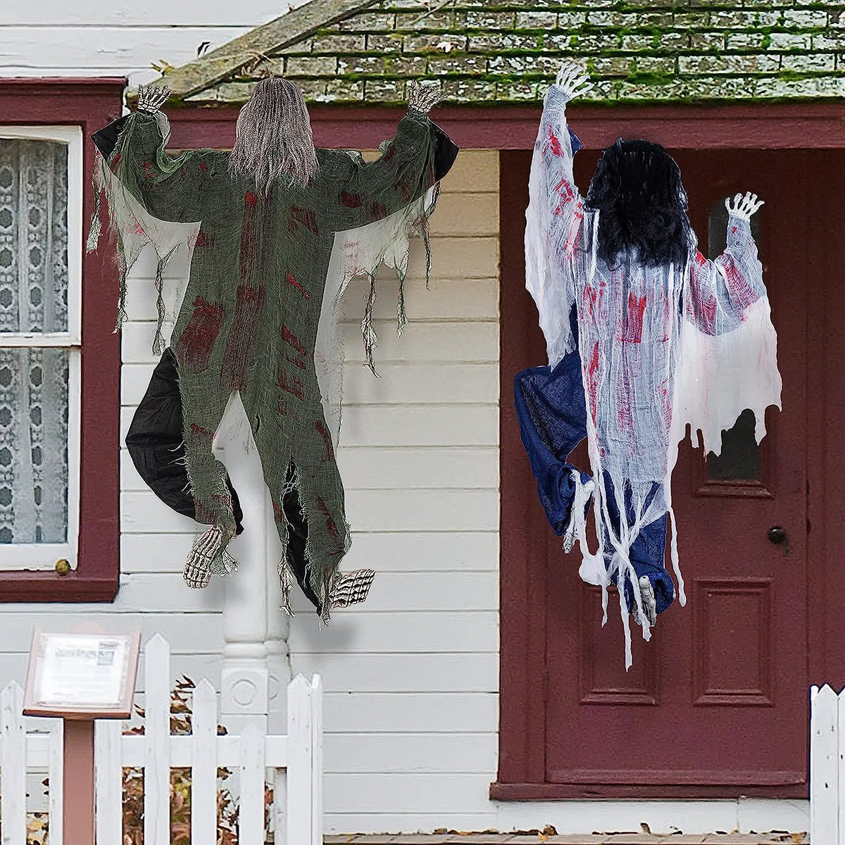 35.4" Wall Climbing Zombies, 2 Pack