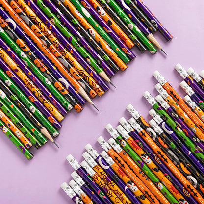 Halloween Pencil, Ruler & Notepad Set (24-Pack)