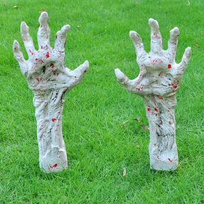 13-Inch White Zombie Arm Stakes