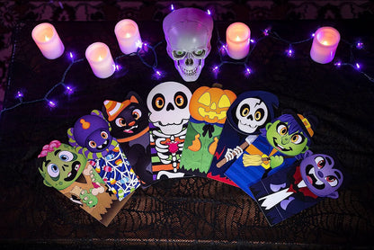 Halloween Die-Cut Flip Over Gift Bags (24 Pack)