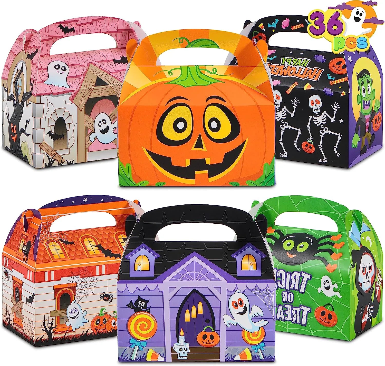 Cardboard Treat Boxes (36 Pack)