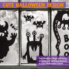 Halloween Window Clings (Monster)