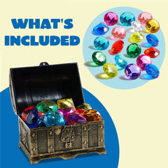 16 Colorful Underwater Gem Pool Toys