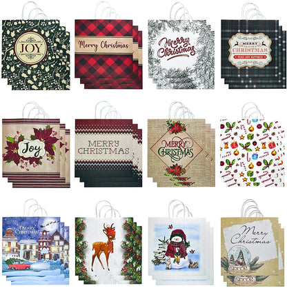 Christmas Shopping Bags - 36 Pack