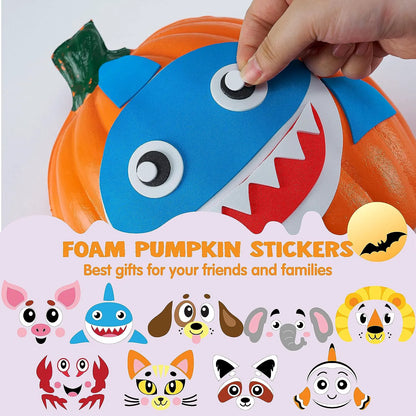 JOYIN 9-Piece Halloween Pumpkin Decorating Craft Kit