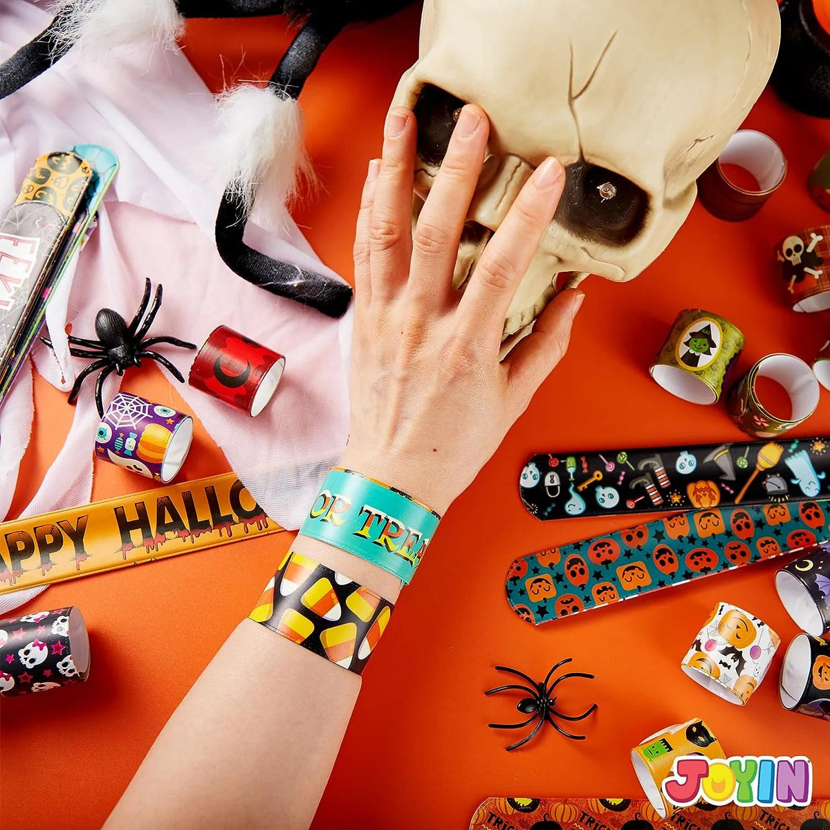 Halloween Slap Bracelets (72-Pack)