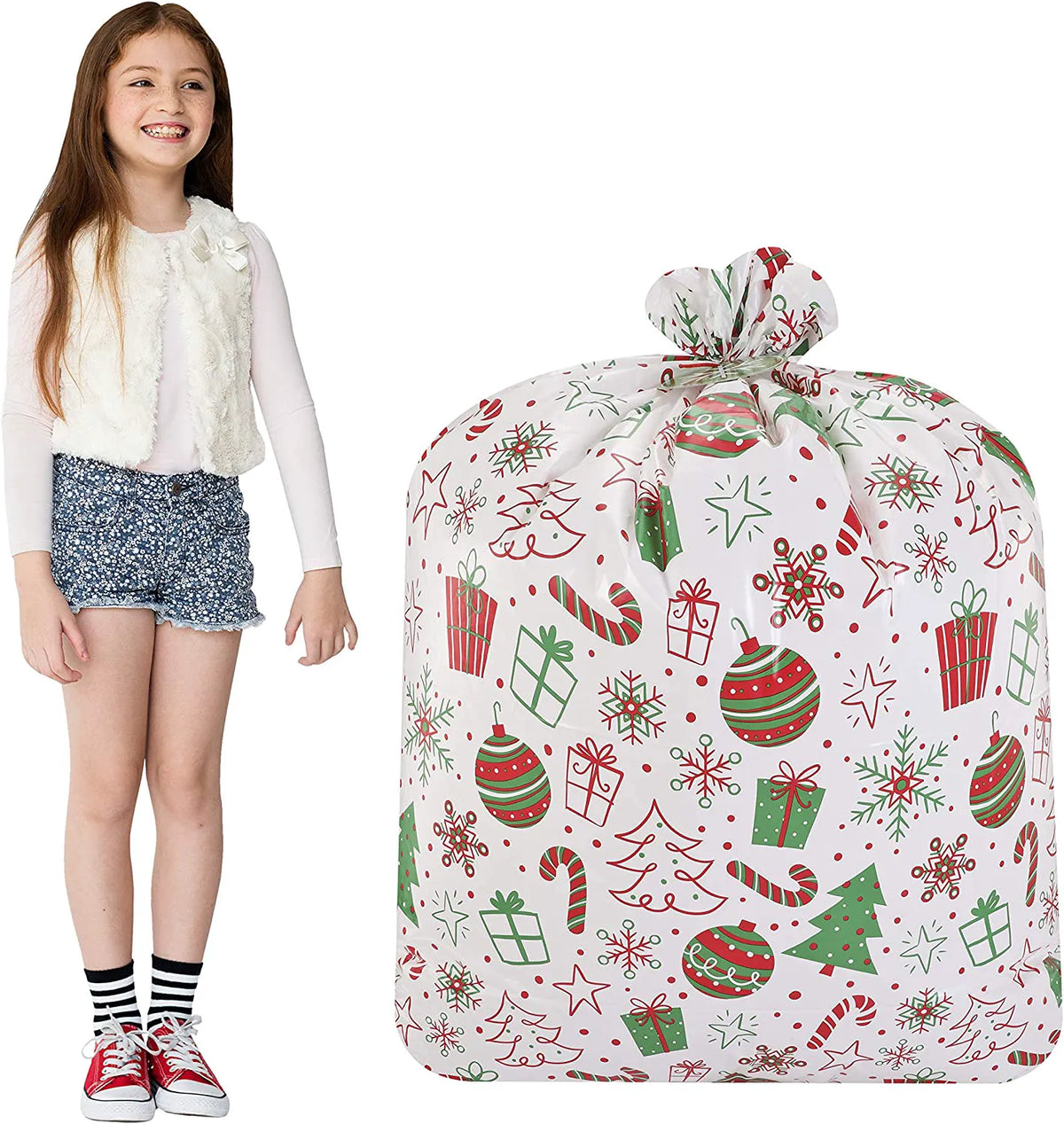 Jumbo Christmas Gift Bags (8 Pack)