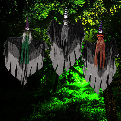 26in Creepy Ghost Decorations, Set of 3