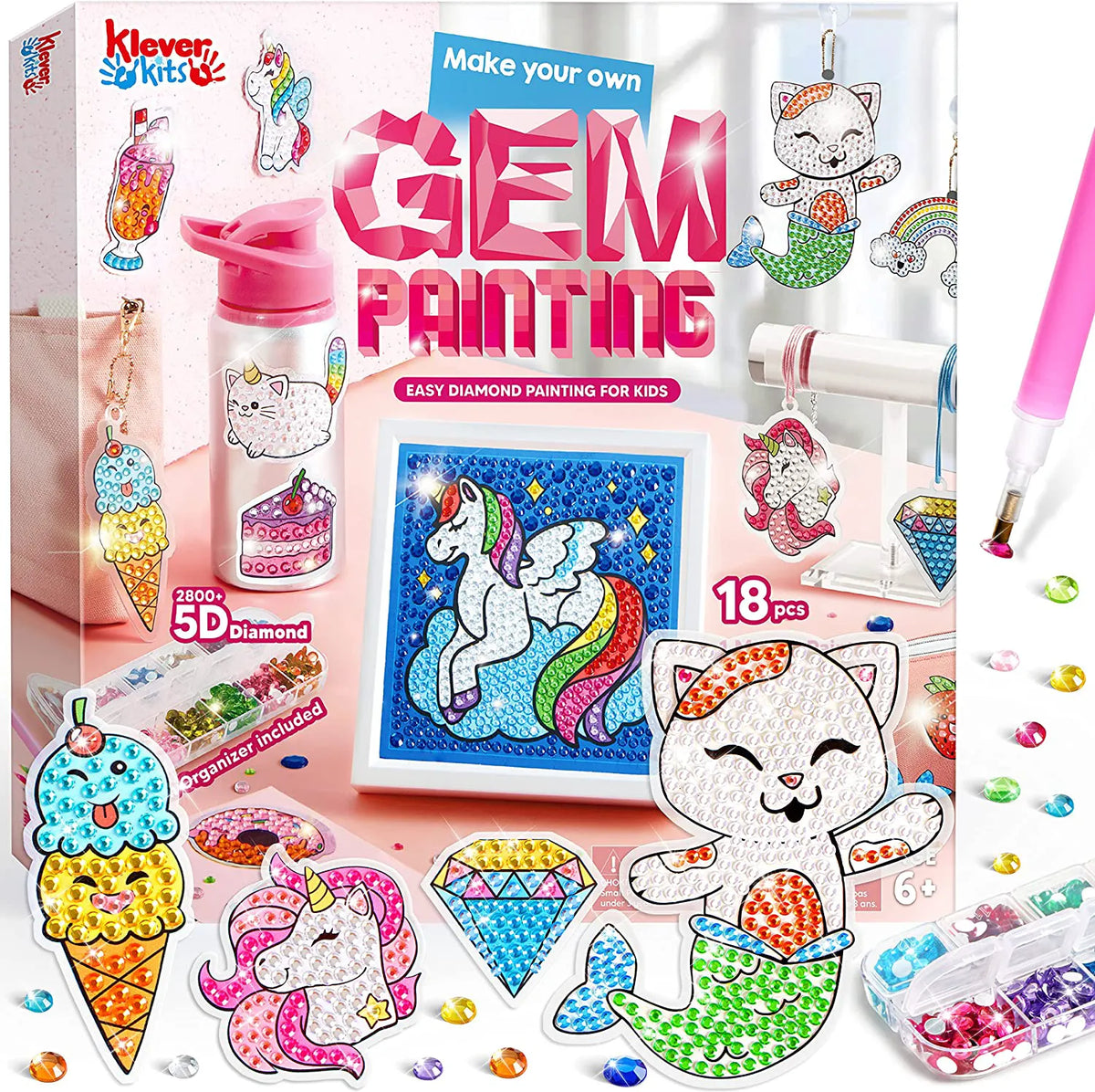 Fantasy Gem Diamond Painting Kit with Big 5D Gems