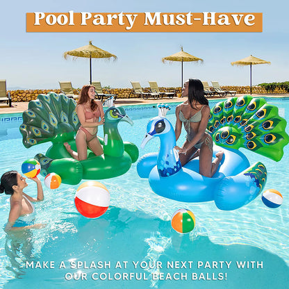 4 Pack 20-Inch Inflatable Beach Balls