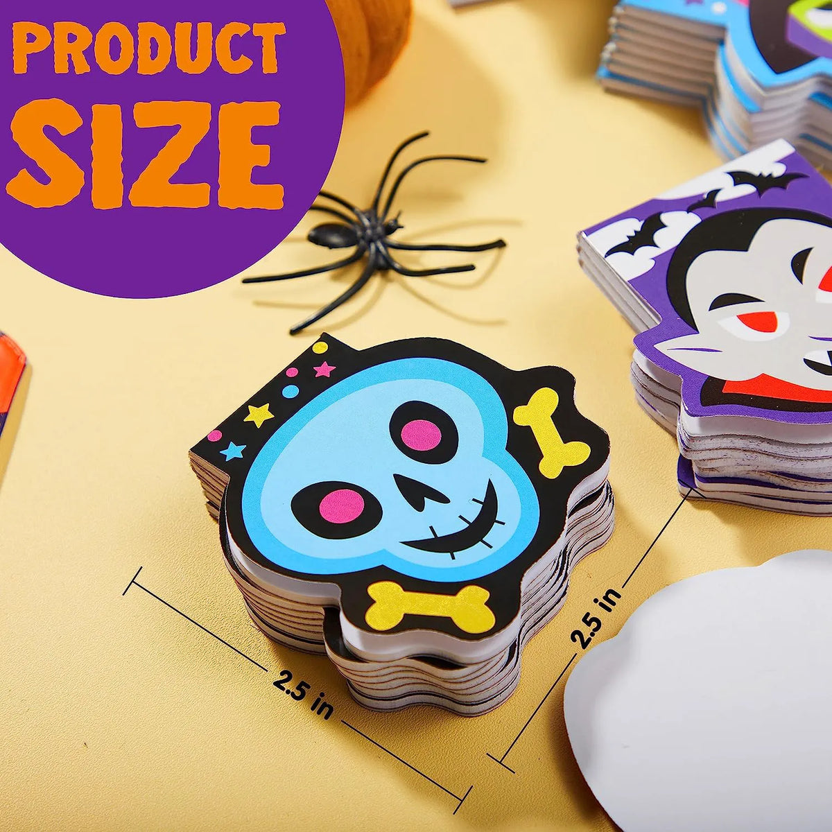 Mini Characters Notepad, 48 Pack