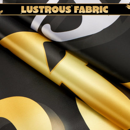 JOYIN Class of 2025 Graduation Party Decorations - Black & Gold Grad Celebration Supplies Set with Backdrop Banner, Porch Sign, Balloons, Foil Number 2025, Hanging Strip for High School College Grad
