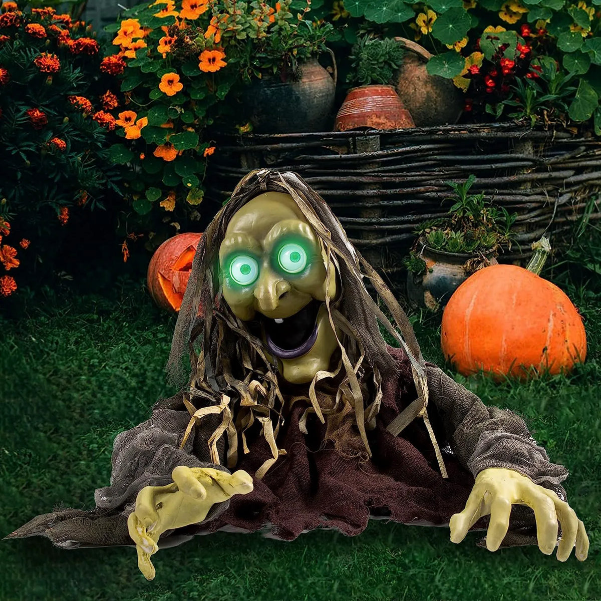 Halloween Witch Ground Breaker Decoration