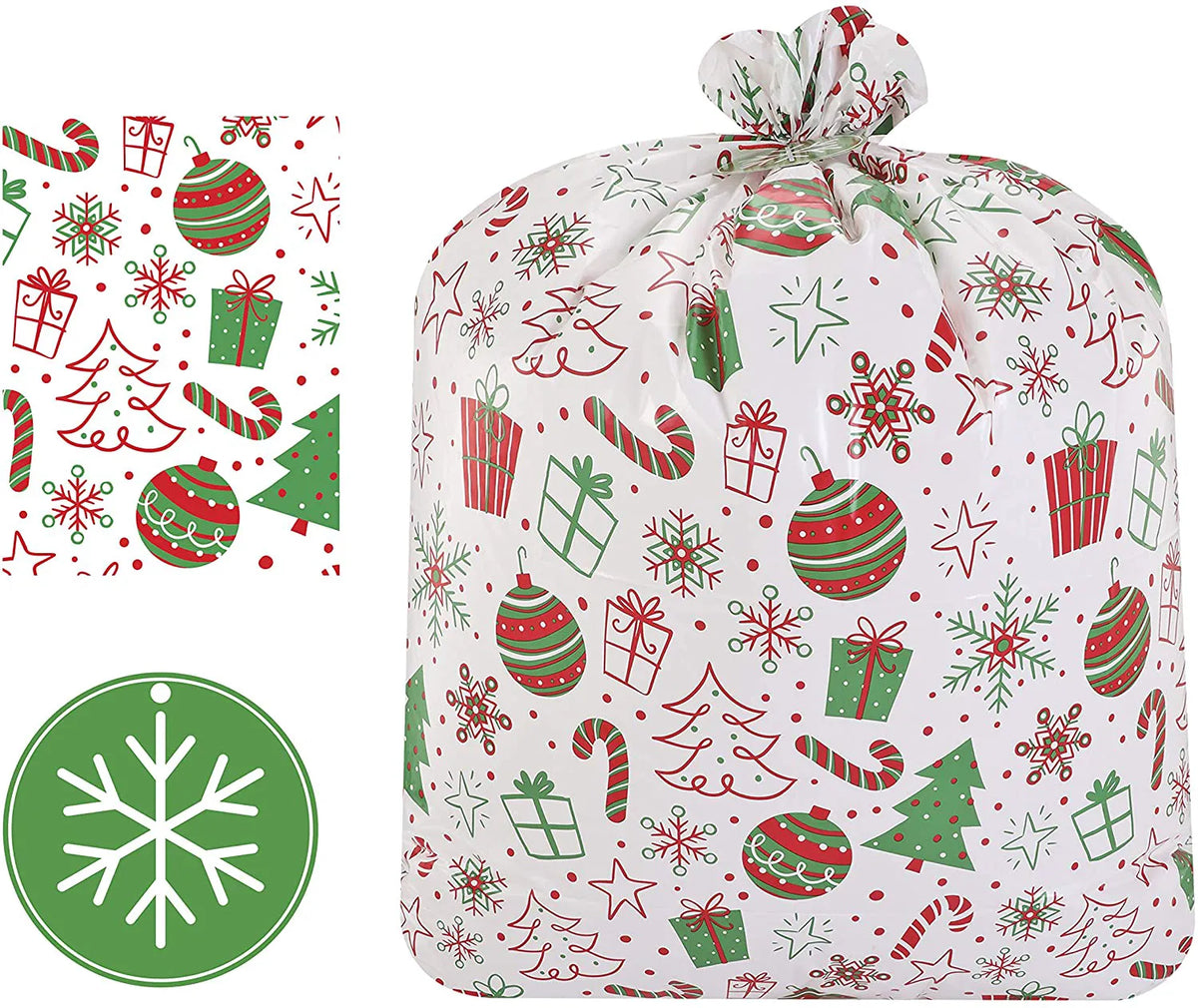 Jumbo Christmas Gift Bags (8 Pack)