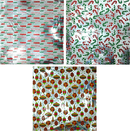 Christmas Hologram & Print Tissue Paper for Gift Wrapping
