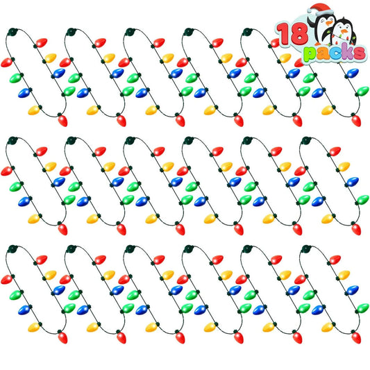 9 Bulbs Holiday Necklace Costume Accessories